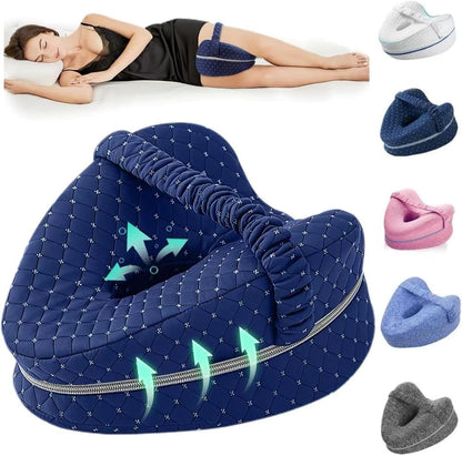 The Side-Sleeper Knee Pillow That Actually Stays Put