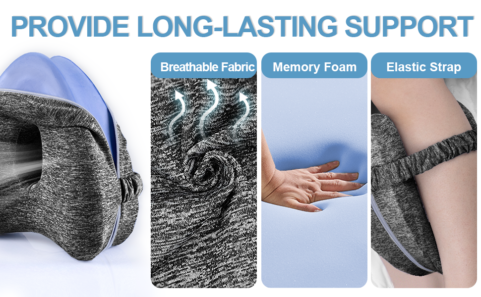 The Side-Sleeper Knee Pillow That Actually Stays Put