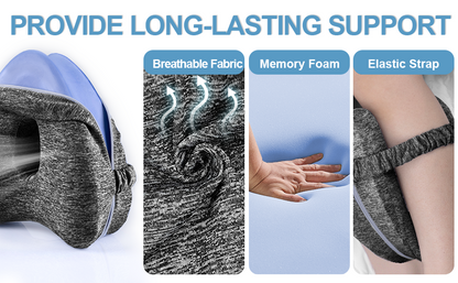 The Side-Sleeper Knee Pillow That Actually Stays Put
