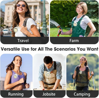 Versatile use scenarios: travel, farm work, running, jobsite, and camping
